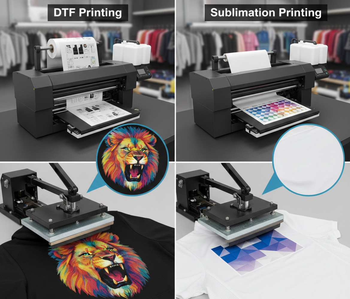 Choosing the Best Print Method: DTF vs Sublimation for Brands | Teysa
